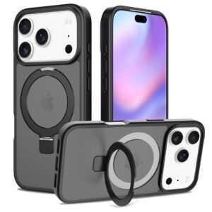 Transparent Magnetic Phone Case with Holder